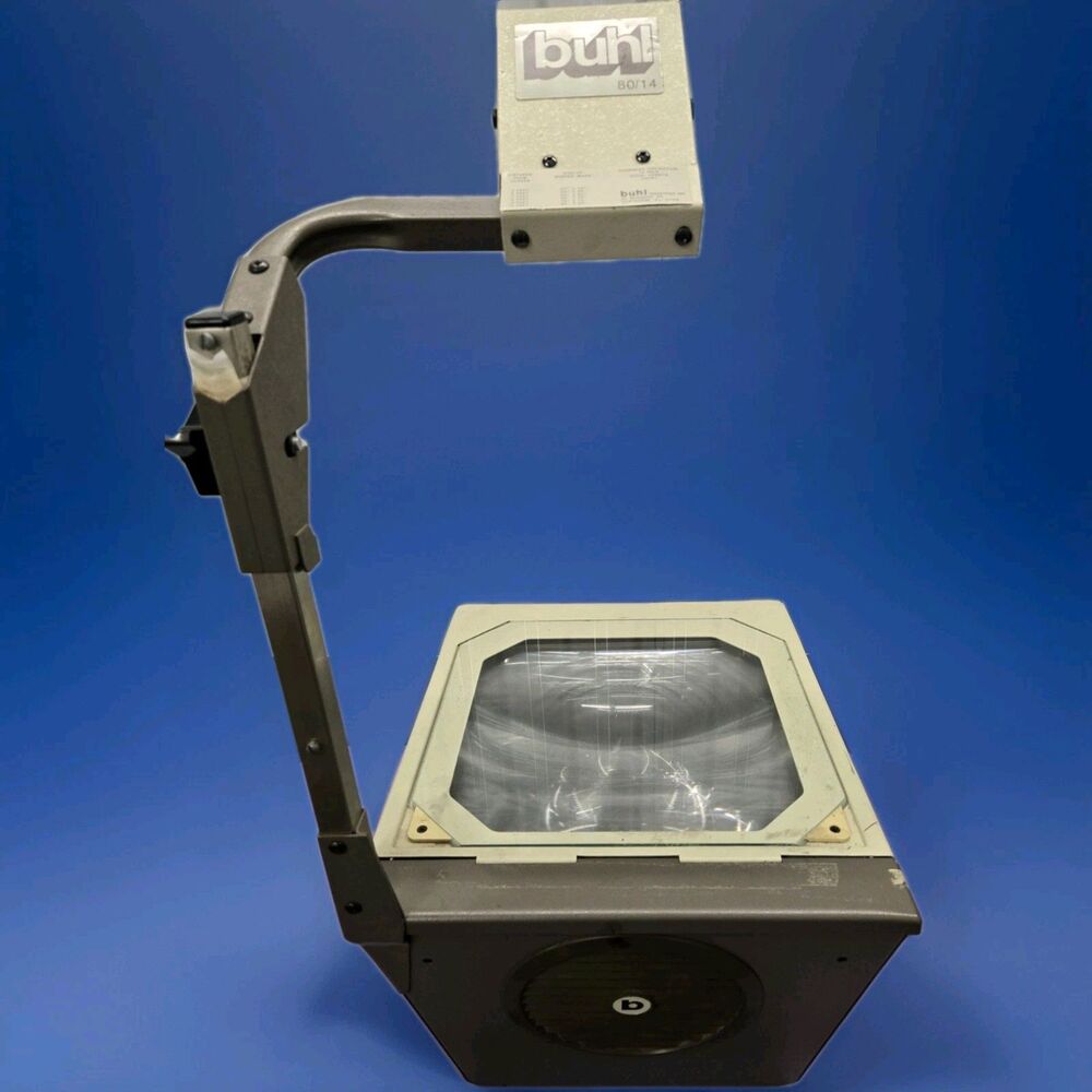 Buhl 80 Overhead Wall Screen Projector 14" 115-120V 600W Lamp